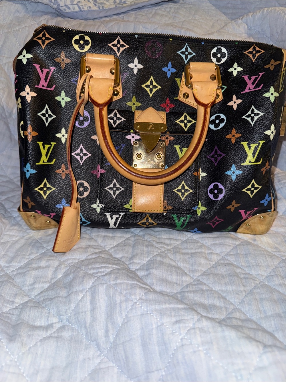 LOUIS VUITTON
Monogram Multicolor Speedy 30 Black